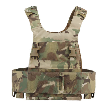 FCPC Tactical Vest Ferro – Lightweight Folding Airsoft Plate Carrier with Breathable Design, Portable Hunting Mag Pouch & Army Equipment