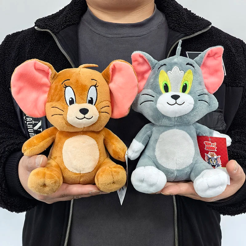 Anime Tom & Jerry Plush Toy — Cute Cat & Mouse Stuffed Animal Doll for Kids Gift, Free Shipping