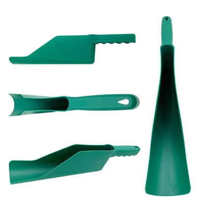 Getter Gutter Scoop | Home Garden Roof Leaf Gutter Cleaning Shovel Tool | Multipurpose Dirt and Debris Removal Tool