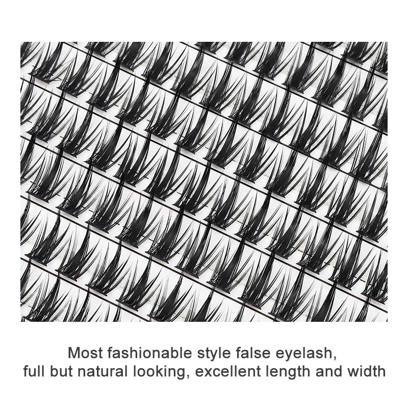 Individual Lash Extensions Kit – DIY Cluster Eyelash Book, False Lashes for Home Makeup