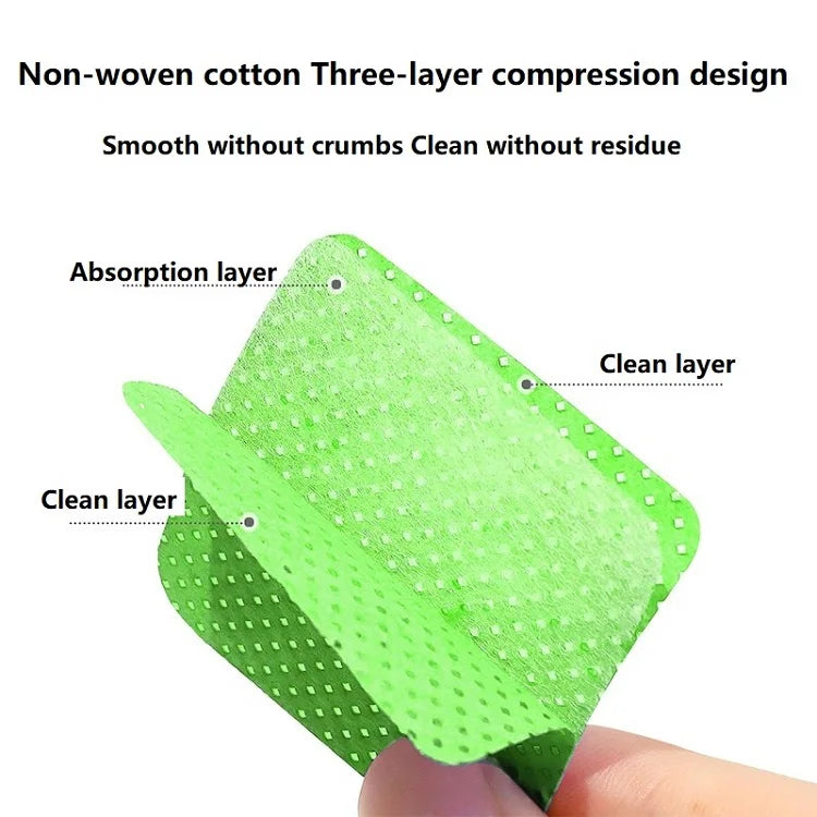 300PCS Lint-Free Nail Wipes – Cotton Pads for Manicure, Nail Cleaning & Salon Use