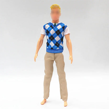 30cm Doll Clothing Set — Men’s Multi-Style Sports Outfit for Boyfriend Dolls