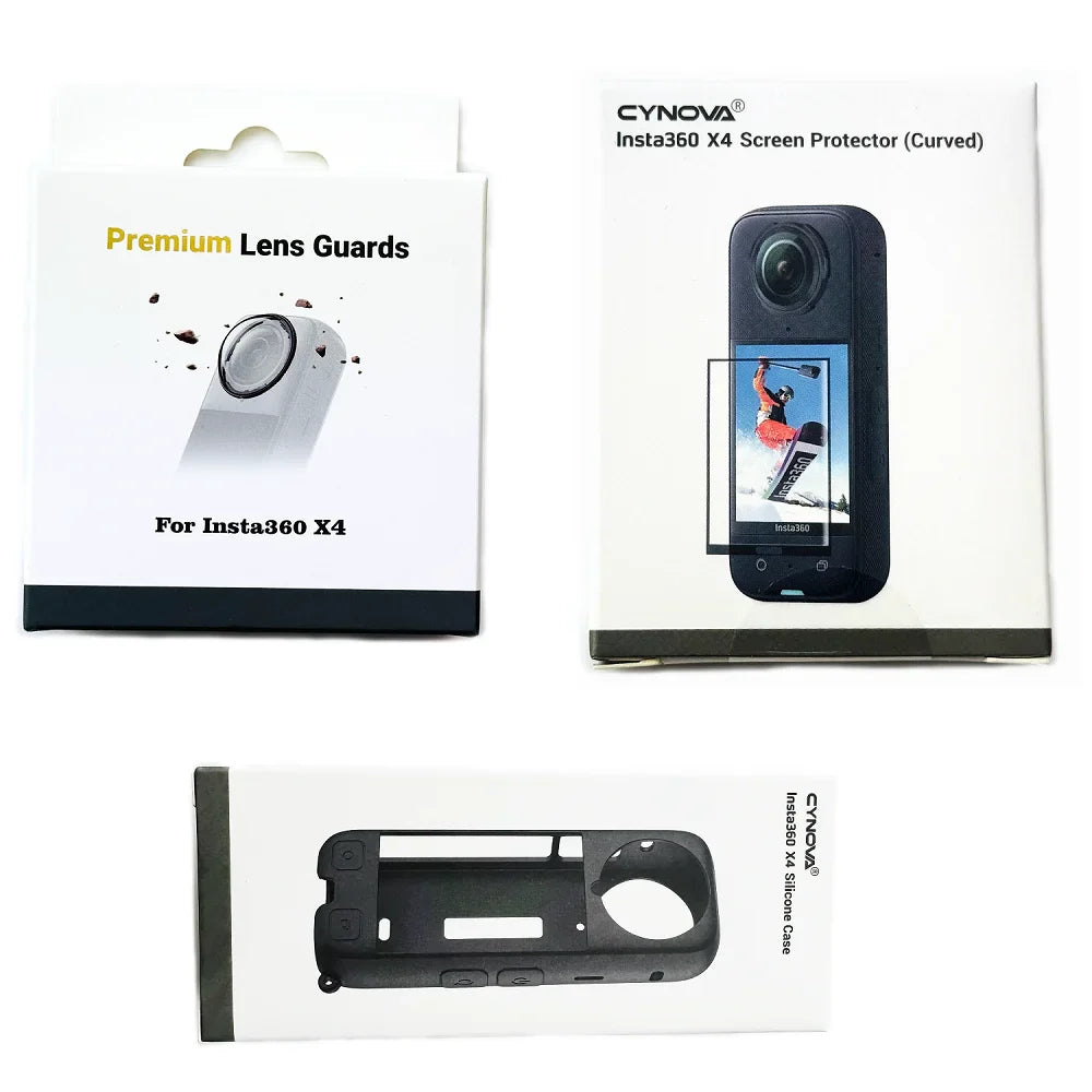 Insta360 X4 Premium Glass Lens Guard Protector for ONE X4 – Accessories for Insta360 ONE X4