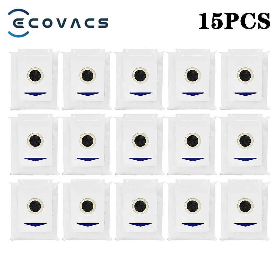 Ecovacs Deebot T30 Pro Omni / YEEDI M12 Pro+ Parts – Roller Brush, Side Brush, HEPA Filter, Dust Bag, Mop Cloth & Bracket