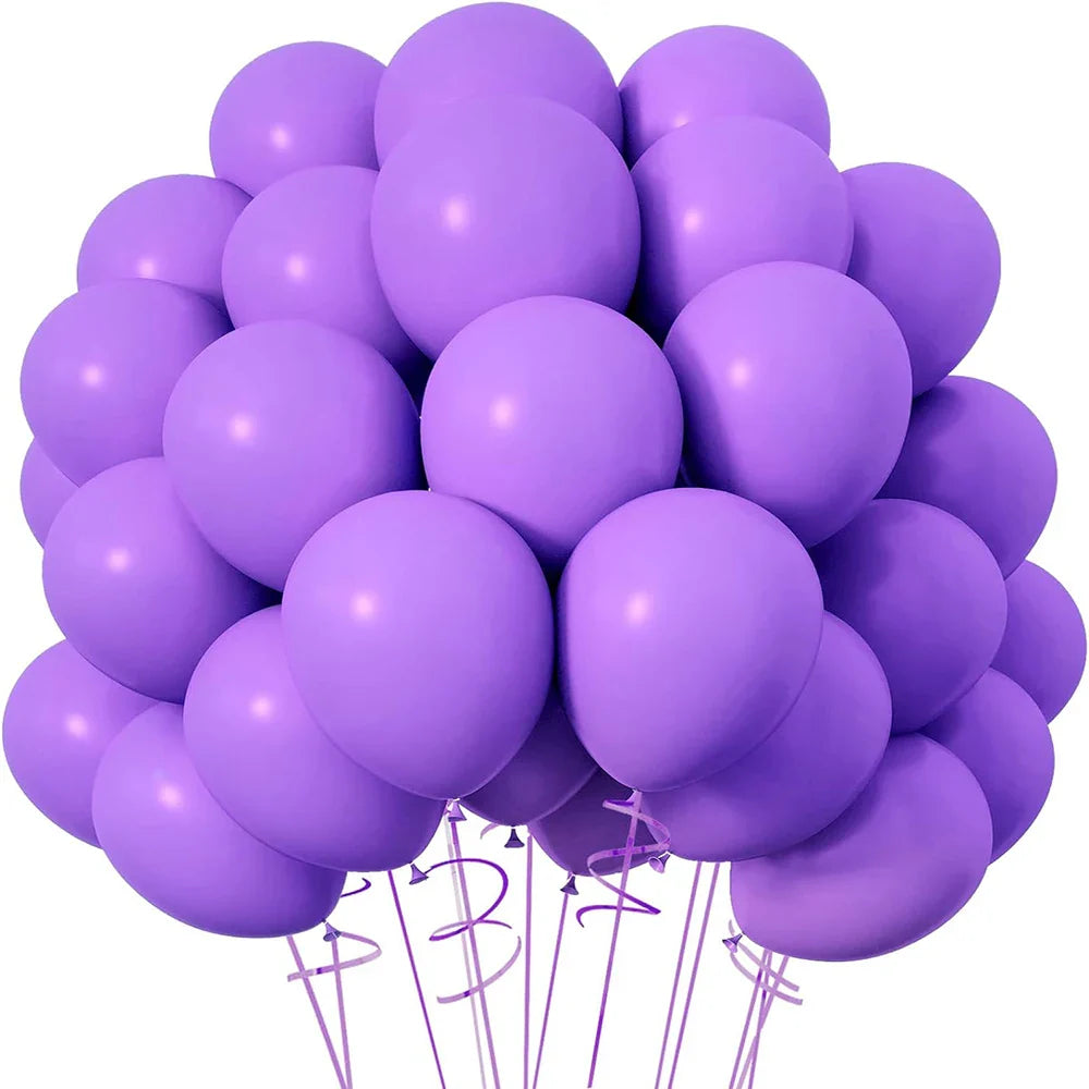 Baby Blue Latex Balloons Set (5–12 Inch, 10/20/30pcs) – Wedding, Baby Shower & Birthday Party Decorations in Mixed Colors