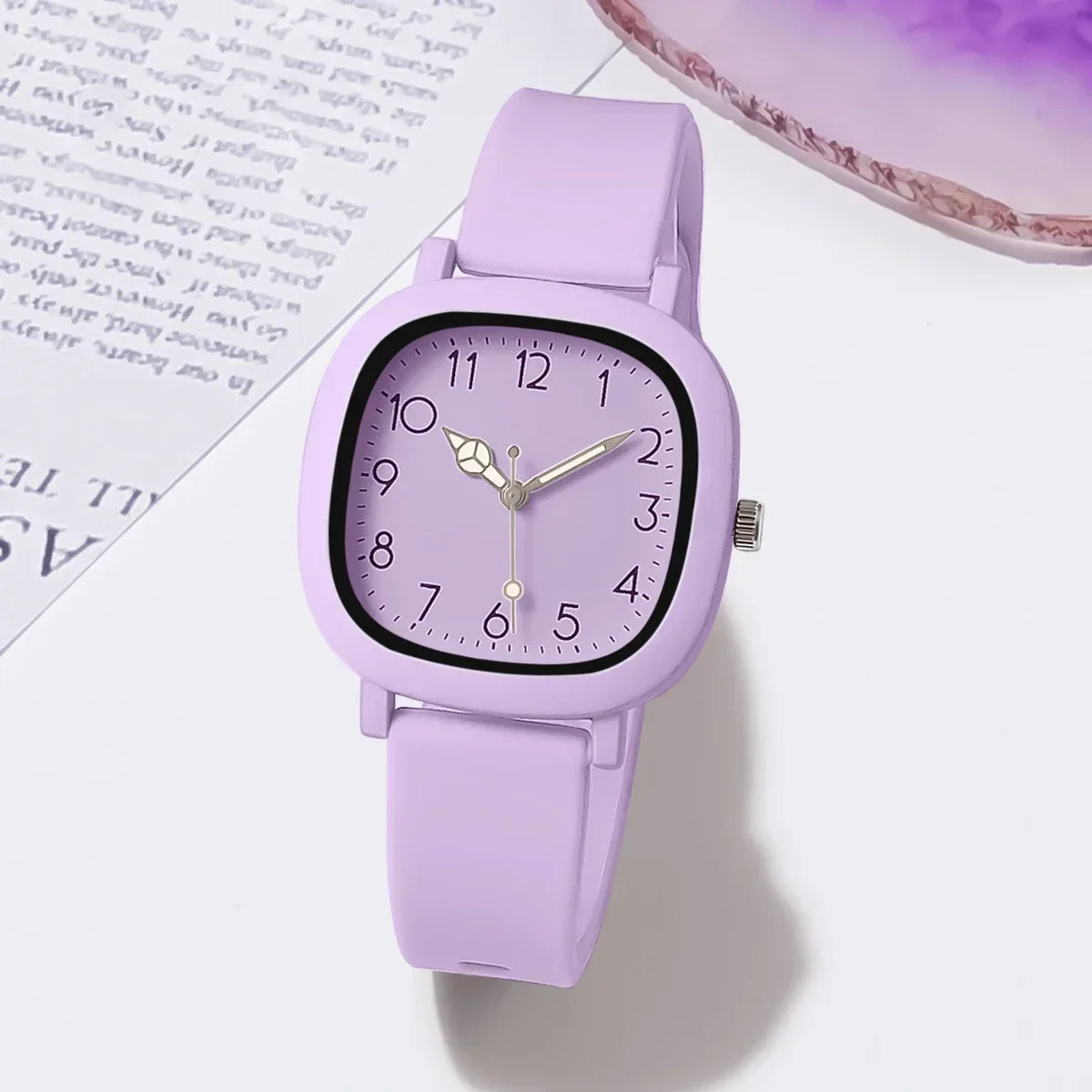 Fashion Women’s Silicone Quartz Watch – Ladies Wristwatch Gift for Christmas & Valentine’s Day
