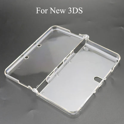 YuXi Clear Plastic Protective Case for NDSL, NDSi, New 3DS XL & GBA SP – Hard Shell Crystal Cover