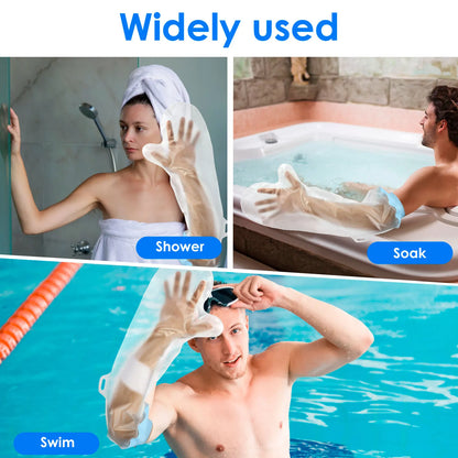 Waterproof Arm & Hand Shower Cast Cover – Adult Protective Sleeve for Wounds, Fractures & Bandages
