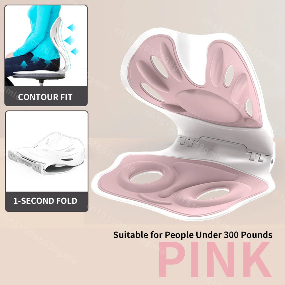 Ergonomic Waist Protection Cushion — Foldable Back Support for Pain Relief, Anti-Hunchback Posture Correction