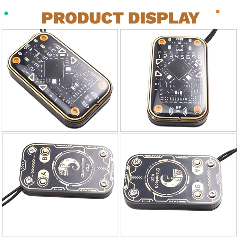 ABFN-Chameleon Ultra V2.0 RFID Smart Card Emulator & Reader – T5577 Keychain, 125KHz & 13.56MHz NFC Decoder & Duplicator