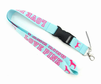 LOVE PINK Cellphone Lanyard Strap – Detachable Buckle Holder for Keys, ID Cards, Clothing & Accessories (H005)