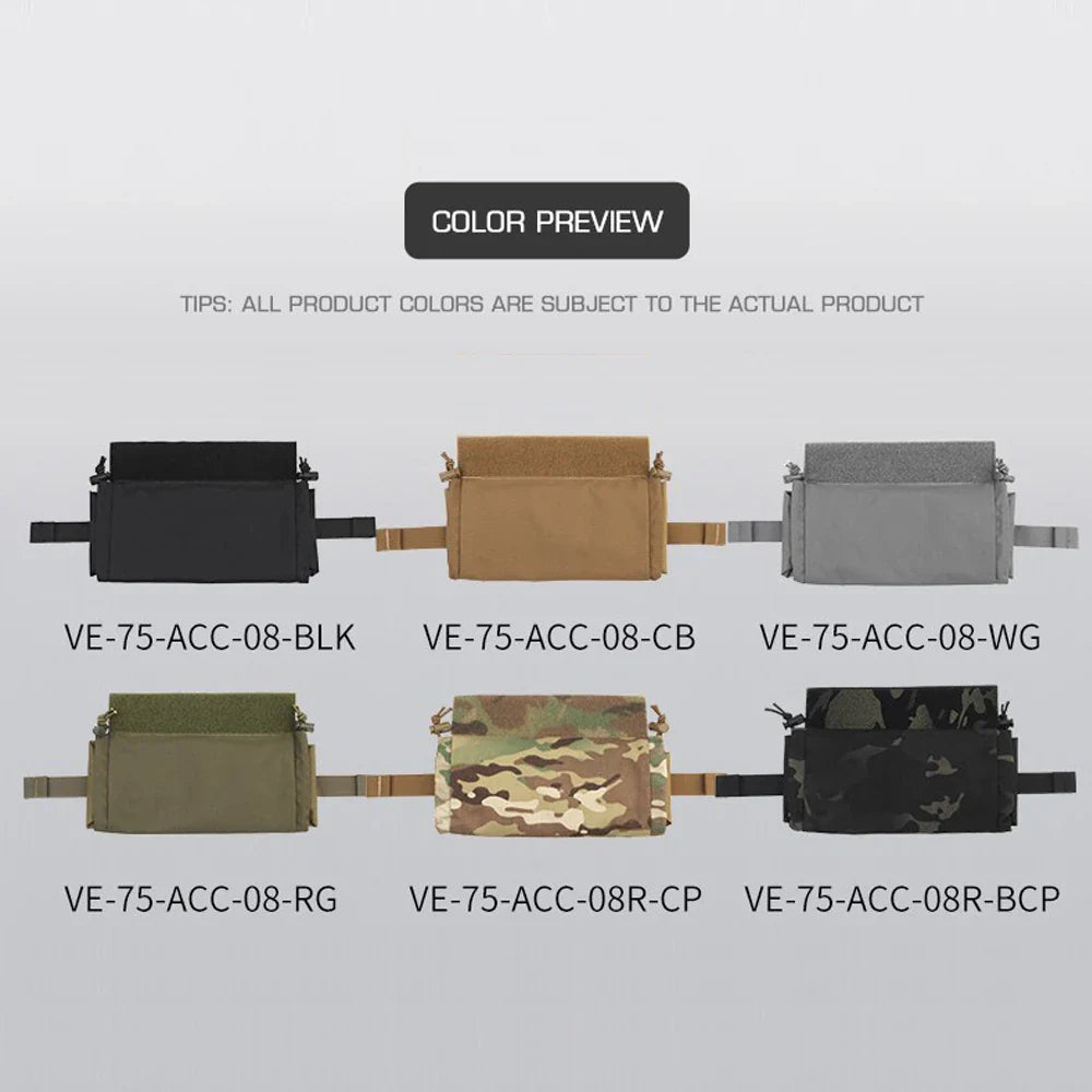 Tactical Trauma Pouch Roll 1 – IFAK Individual First Aid Kit EDC Medical Rapid Belt Bag for Airsoft, Hunting & Plate Carrier Gear
