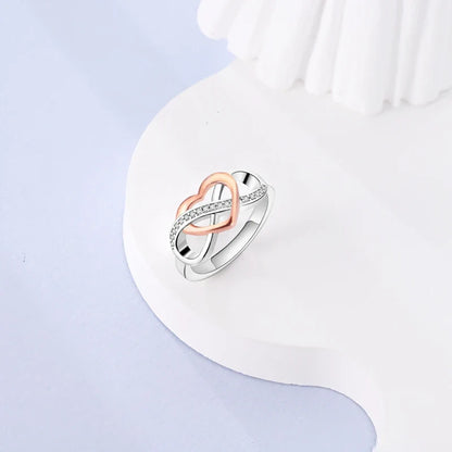 925 Sterling Silver Rings - Bow, Heart, Sun, Moon & Star Zircon Jewelry for Women, Birthday & Anniversary Gift