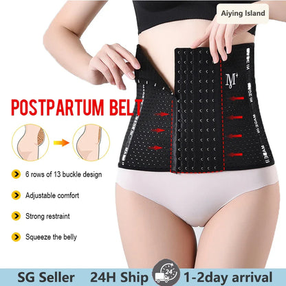 Women’s Waist Trainer Corset – Slimming Body Shaper Faja Belt for Tummy Control