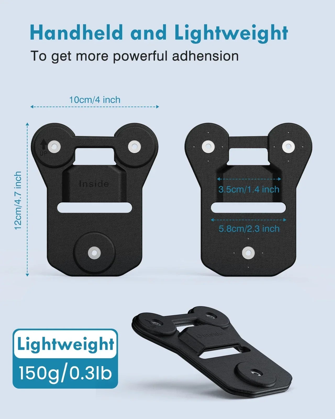 Magnetic Suction Back Clip for Boblov KJ21 & PD70 Mini Body Cameras – Strong Magnetic Hold