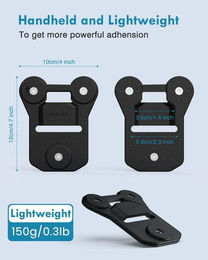 Magnetic Suction Back Clip for Boblov KJ21 & PD70 Mini Body Cameras – Strong Magnetic Hold
