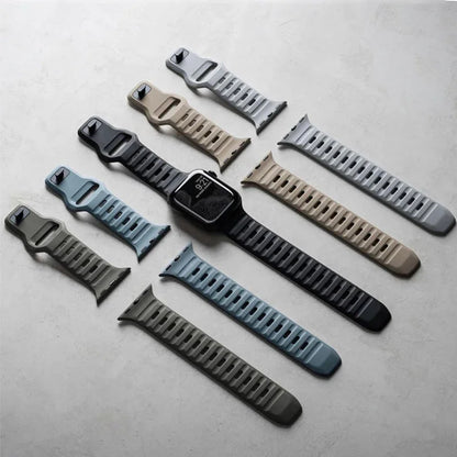 New Original Strap for Apple Watch Ultra – 49mm Sports Silicone Bracelet for iWatch Series 9, 8, 7, 45mm, 41mm, 6, 5, 4, 3, SE2, 44mm, 40mm Band