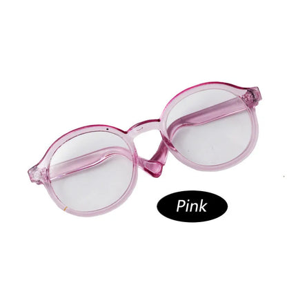 6.5cm & 9cm Transparent Plastic Glasses – Sunglasses for 1/8, 1/6, 1/3, 1/4 BJD Dolls, Labubu, MSD, SD, EXO Plush