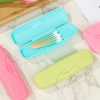 Portable Tampon Storage Box for Women - Travel-Friendly Cosmetic, Cotton, and Jewelry Holder, Creative Plastic Organizer for Outdoor Use