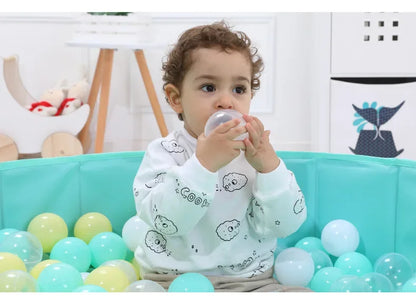 80x26cm Kids Ball Pit – Portable & Foldable Oxford Cloth Ball Pool for Toddlers & Babies, Indoor/Outdoor (Balls Not Included)