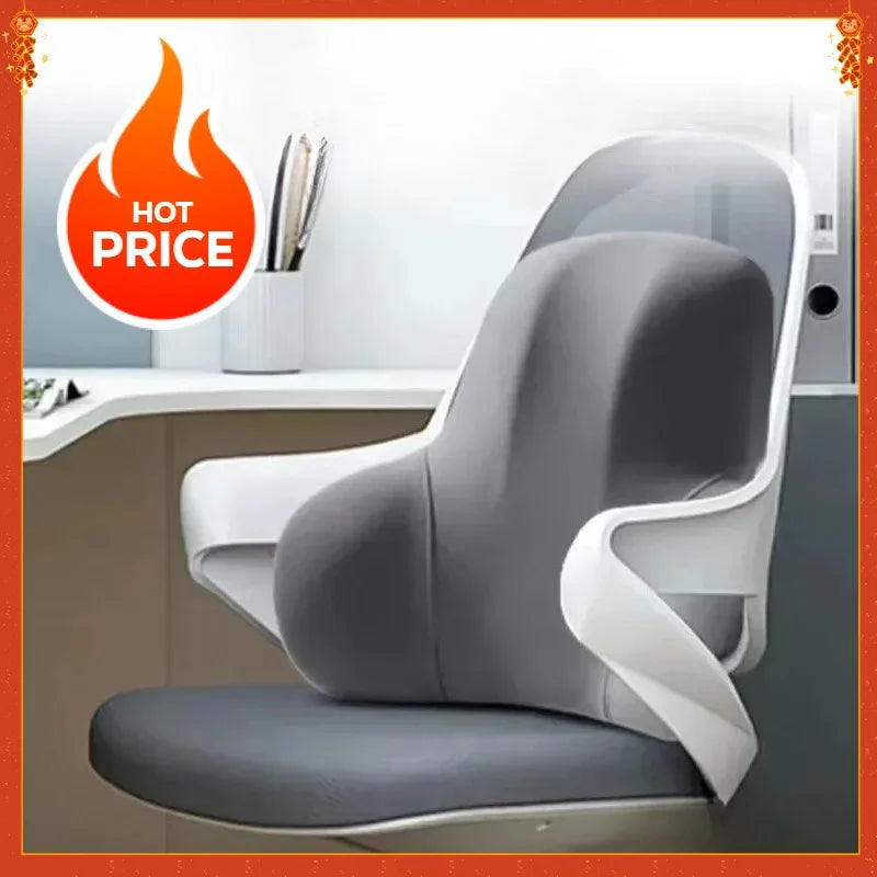 Memory Foam Lumbar Back Cushion Pillow for Car, Office & Gaming Chairs – Postpartum Pain Relief Support Seat Cushion