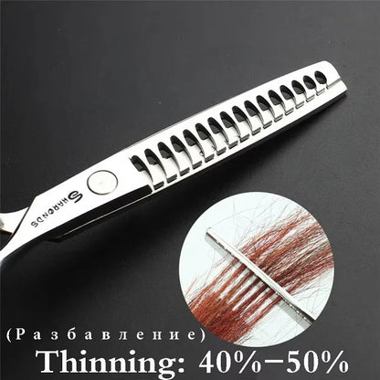 Professional Japanese Hair Cutting & Thinning Scissors – 6''/6.5''/7''/7.5'' Sharp Barber Shears for Salon & Home Use