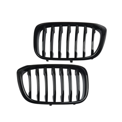 MagicKit Front Bumper Grill for BMW X3 X3M G01 & X4 G02 (2018-2020) — Gloss Black Single Slat Sport Style Replacement