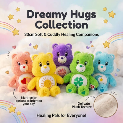 Care Bears Plush Toy - 33cm Soft Stuffed Cartoon Doll for Kids, Gifts & Home Decor