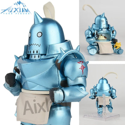Fullmetal Alchemist Alphonse & Edward Elric Figure – 10cm PVC Anime Collectible Toy Gift for Kids