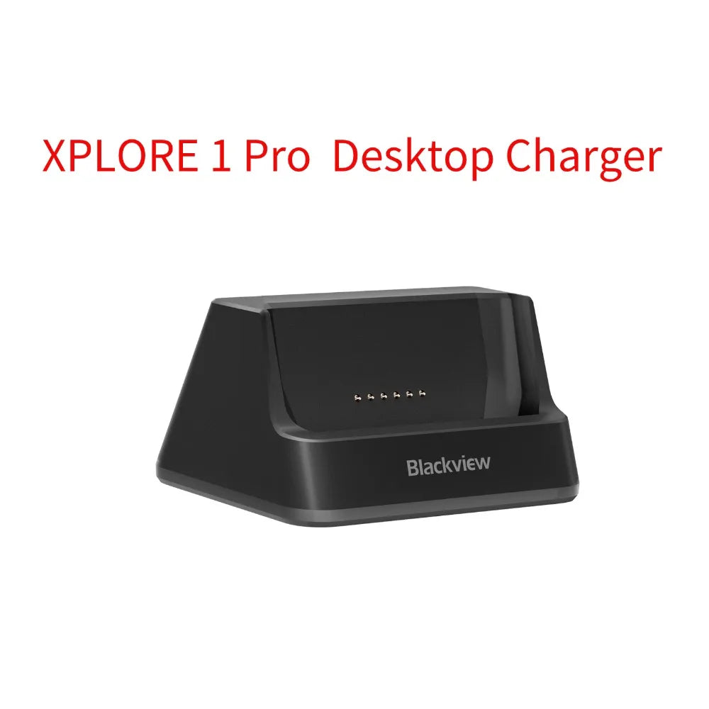 Blackview & OSCAL Base Dock Charger – Compatible with BL7000, PILOT 3, XPLORE 1/1 Pro, TANK 1, SPIDER 10, Active 7 – Desktop Charging Station