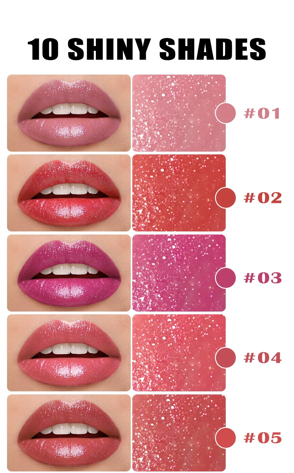 Diamond Pearlescent Lipstick – Waterproof, Long-Lasting Matte Velvet Lipstick with Non-Stick Shine for Sexy Red Lips          Ask ChatGPT