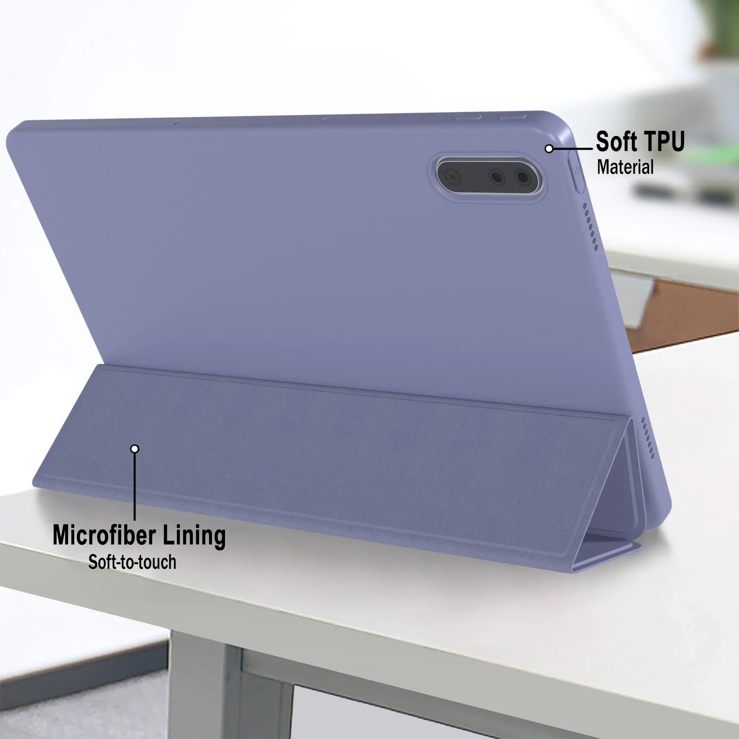 Tablet Case for Lenovo Tab M10 Plus 3rd Gen 10.6" – Smart Stand Cover for Xiaoxin Pad, Tab P11 Plus, and M11 11"