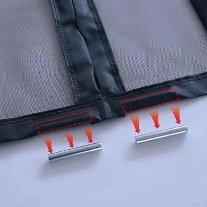 Magnetic Door Screen Mosquito Net Curtain, Custom Size Automatic Close Fly Insect Mesh for Kitchen & Living Room Indoor Use