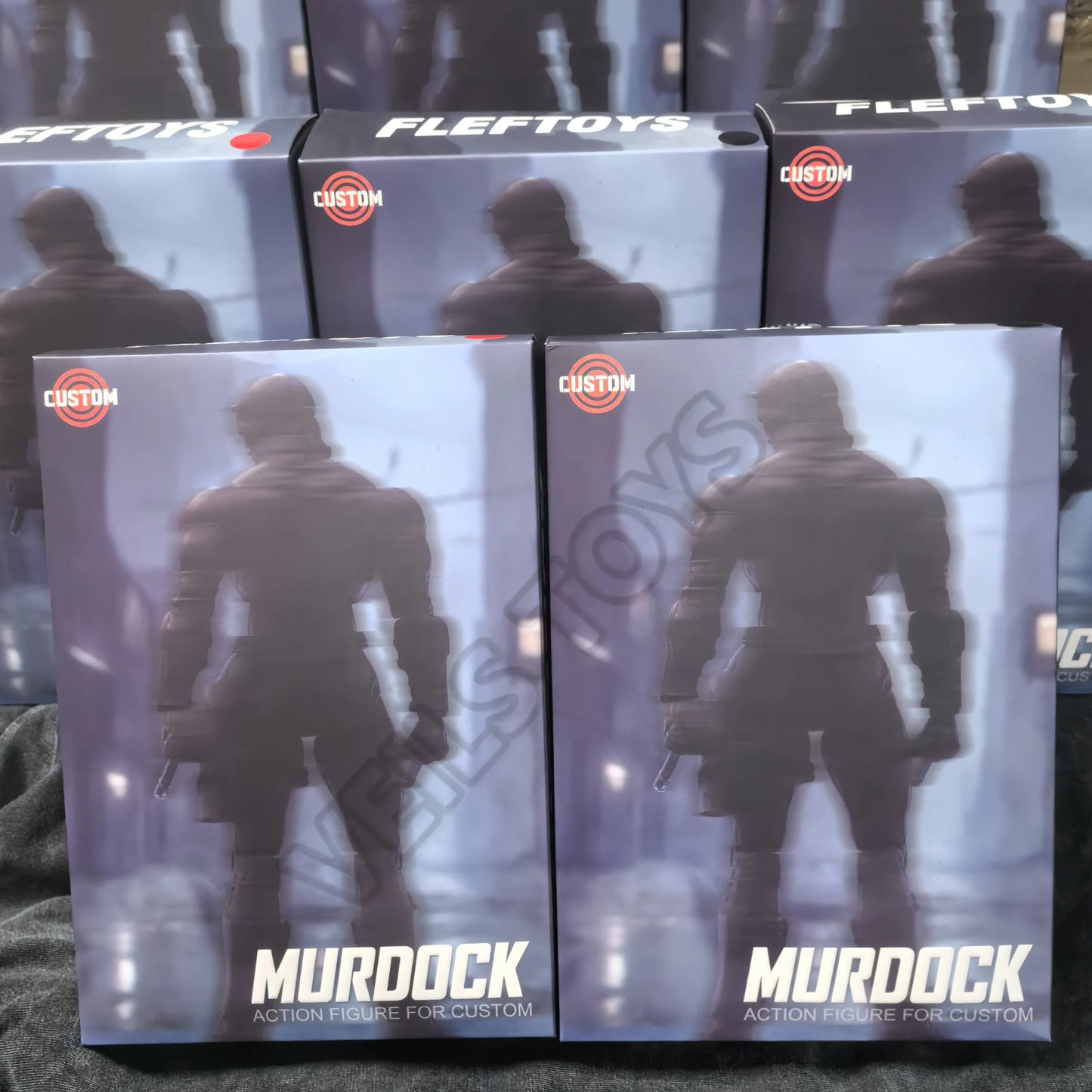 FlefToys Marvel Daredevil Action Figure — 8" Classic Red Shadowland Reborn Black, Devil Defenders Matt Murdock Legends In Stock