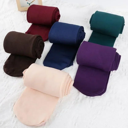 Women's Thermal Winter Tights – Fleece-Lined Sheer Velvet Pantyhose, Thick Warm Leggings with Plush Inner Layer