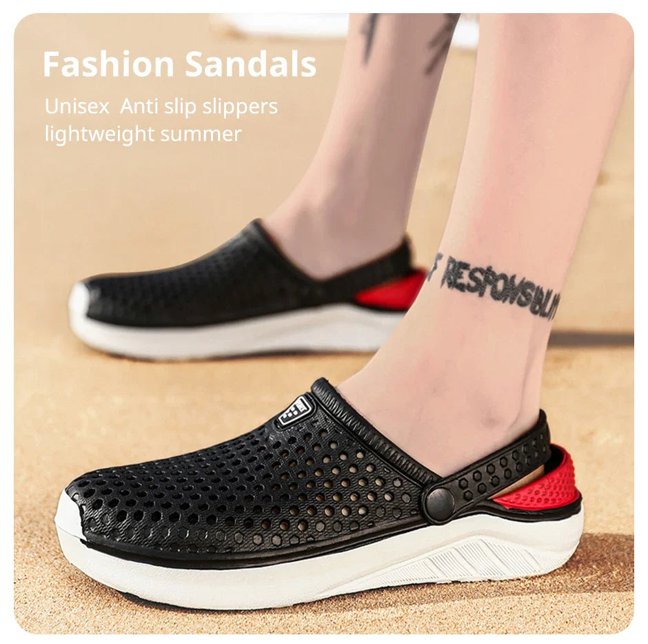 Unisex Beach Sandals – Lightweight Anti-Slip Thick Sole Slippers & Summer Flip-Flops for Men and Women