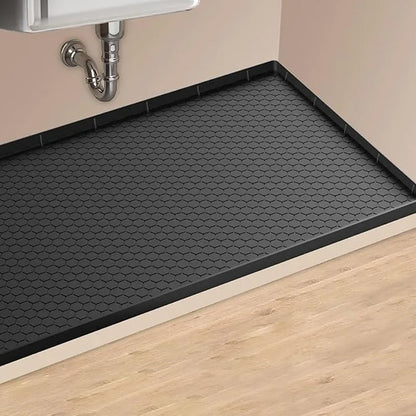 Waterproof Under Sink Mat | Flexible Silicone Cabinet Liner & Protector for Kitchen & Bathroom