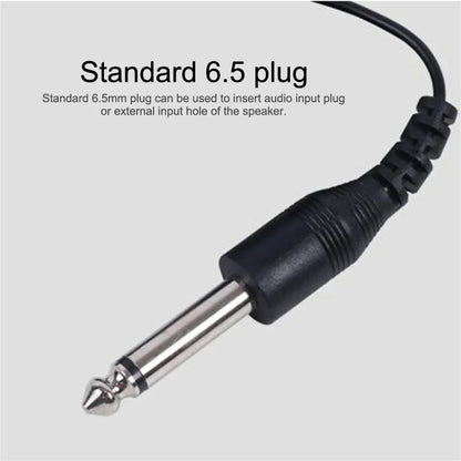 Clip-On Audio Jack Pickup – 2.5M Sound Transducer for Acoustic Guitar, Mandolin, Bouzouki, Violin, Banjo & Ukulele