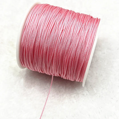 Nylon Macrame Cord Thread (0.4–1.5mm) – Braided DIY Bracelet, Beading & Tassel String