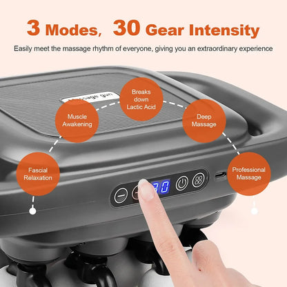 16-Head Fascia Massage Gun – High-Frequency Vibration Body Massager for Back, Waist, Neck, and Shoulders, Muscle Relief