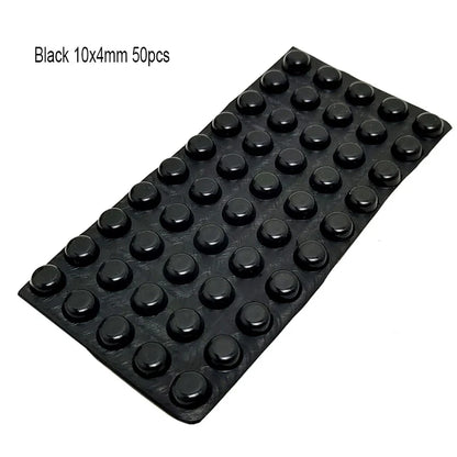 18–100PCS Self-Adhesive Silicone Door Stops – Cabinet Bumpers & Rubber Cushion Pads for Furniture Protection