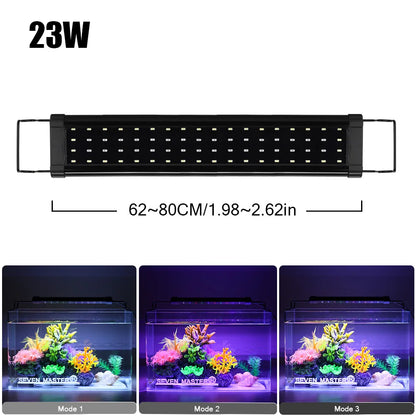 Aluminum Alloy Aquarium Lamp - Clip-On Fish Tank Light for Plant Growth & Bracket Mount