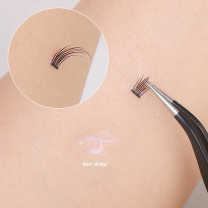 Quick-Dry Invisible Eyelash Glue – Transparent, Waterproof, Self-Adhesive Extension Glue for Natural Fake Eyelashes Makeup