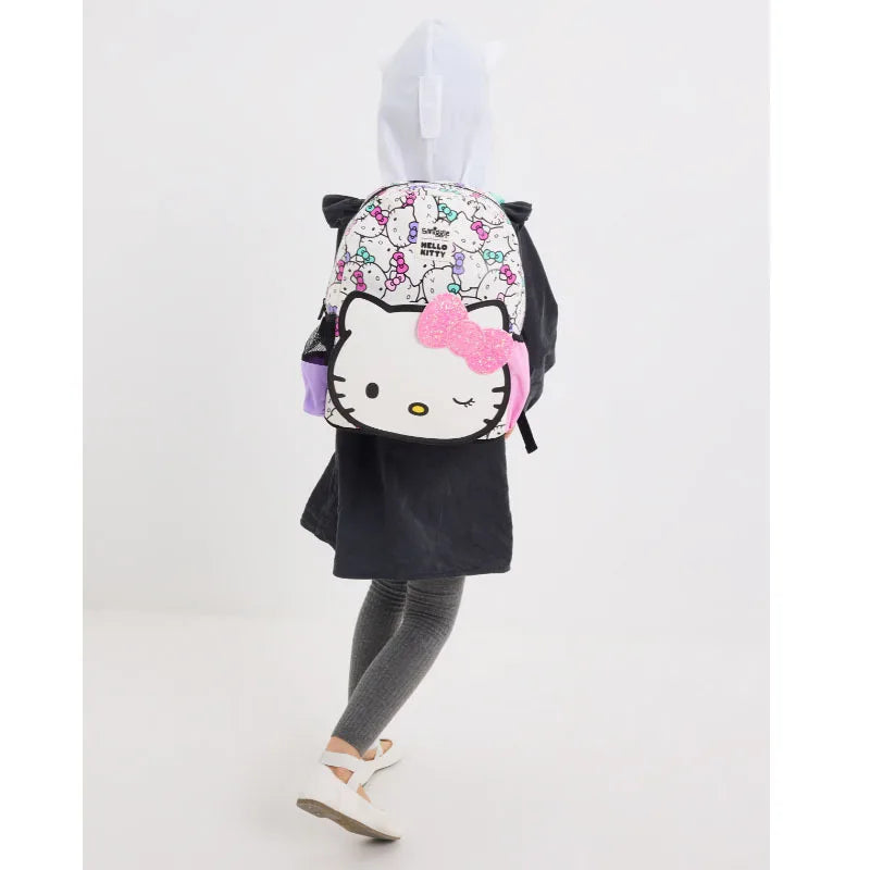 Sanrio Hello Kitty Elementary School Backpack — Ultra-Lightweight Kids Backpack with Pen Box and Lunch Bag, Reduce Burden, Perfect Gift for Girls