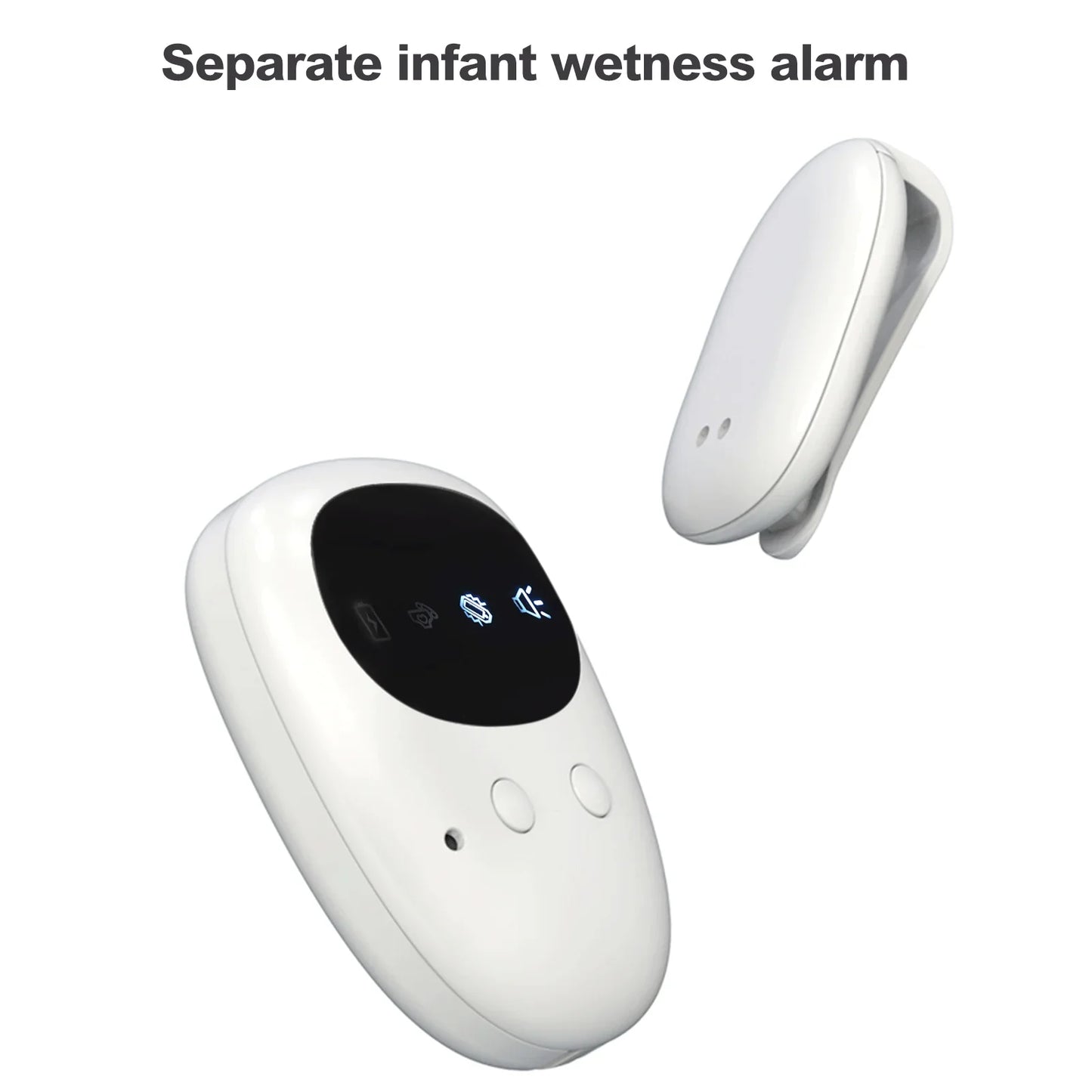 Wireless Bedwetting Alarm with Receiver - Pee Alarm for Kids, Potty Training & Elder Care (10-20M Range, Vibration Reminder)