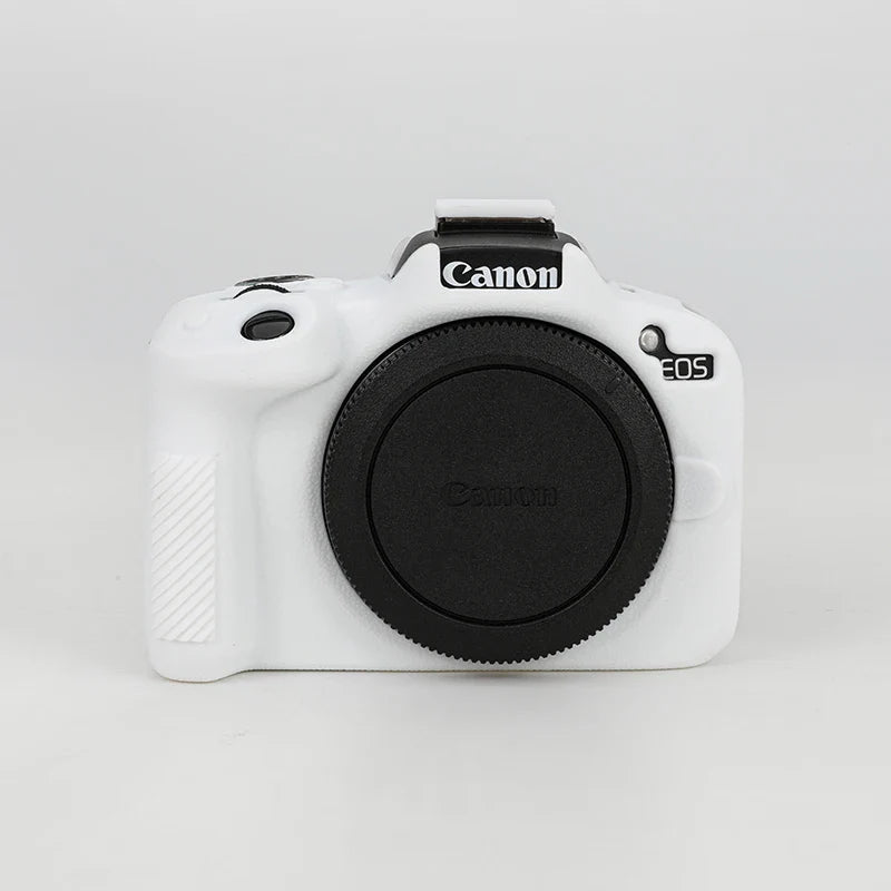 Textured Silicone Camera Case Cover for Canon EOS R50 — Protective Skin for Canon R50