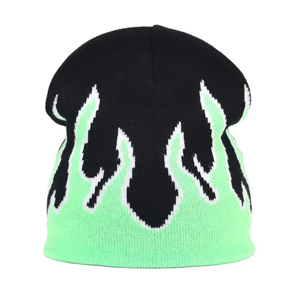 Y2K Letter Knitted Beanie Cap – Unisex Winter Autumn Warm Ski Skullcap, Hip Hop Streetwear Ear Cover Hat for Men & Women
