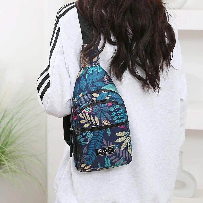 Trendy Women's Breast Bag – Large Capacity Single Shoulder Crossbody & Outdoor Leisure Backpack