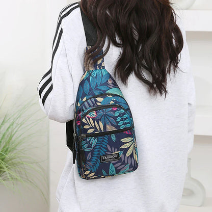 Trendy Women's Breast Bag – Large Capacity Single Shoulder Crossbody & Outdoor Leisure Backpack