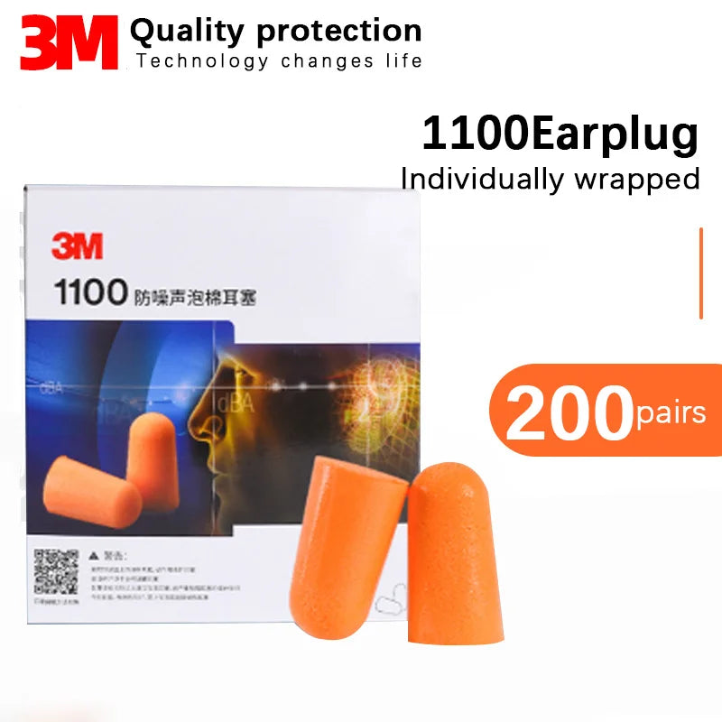 3M Industrial Anti-Noise Earplugs – Mechanical Noise Reduction & Hearing Protection